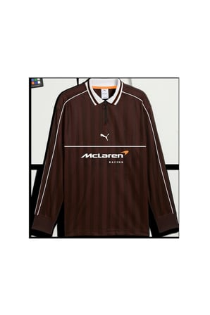McLaren Racing LS Jersey Erkek Kahverengi T-Shirt & Polo
