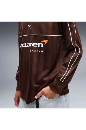 McLaren Racing LS Jersey Erkek Kahverengi T-Shirt & Polo