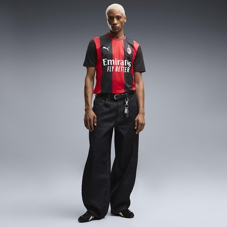AC Milan 26/27 İç Saha Erkek Siyah Futbol Forma 78412101