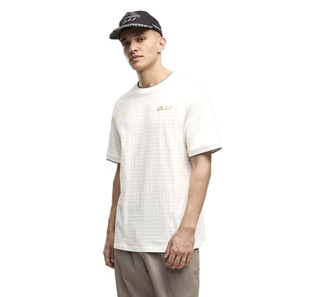 637104-05 Puma Pl Lifestyle Tee Erkek T-Shirt Beyaz