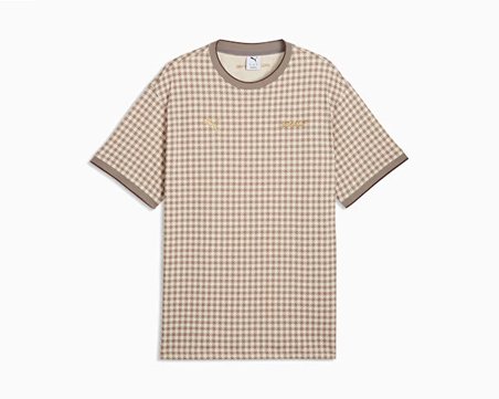 Puma PL LIFESTYLE TEE Erkek Günlük Tişört 63710410 Gri