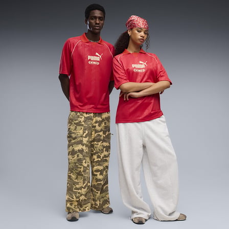 King Boxy Unisex Kırmızı Günlük Stil Forma 63672411