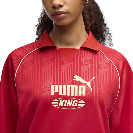 King Boxy Unisex Kırmızı Günlük Stil Forma 63672411