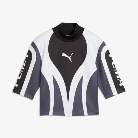 Puma Future Archive Moto Top Kadın Siyah T-Shirt