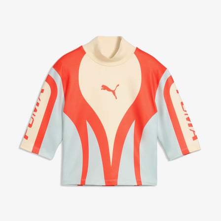 Puma Future Archive Moto Top Kadın Bej T-Shirt