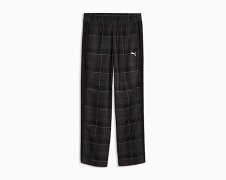 Puma T7 TARTAN TRACK JACKET Erkek Günlük Ceket 63673201 Siyah