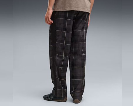 Puma T7 TARTAN TRACK JACKET Erkek Günlük Ceket 63673201 Siyah
