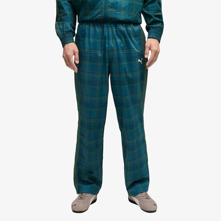 Puma T7 Tartan Track Erkek Yeşil Pantolon