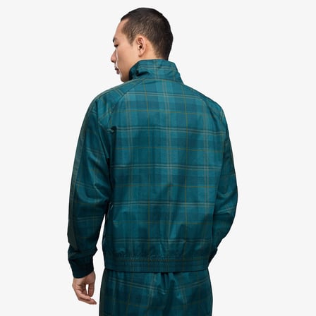 Puma T7 Relaxed Tartan Woven Erkek Yeşil Ceket
