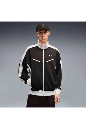 T7 Retro Track Jacket Siyah Erkek Ceket