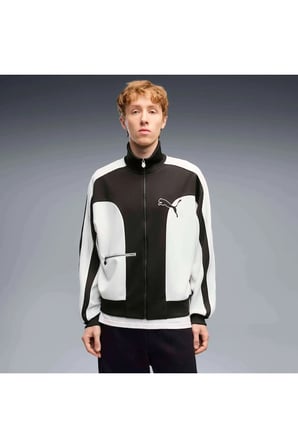 T7 Track Jacket Beyaz Erkek Ceket