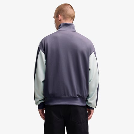 Puma T7 Tartan Track Erkek Mavi Ceket