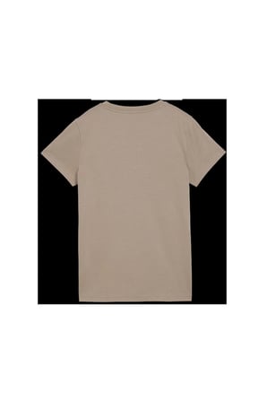 ESS No. 1 Logo Tee Bej Kadın T-Shirt