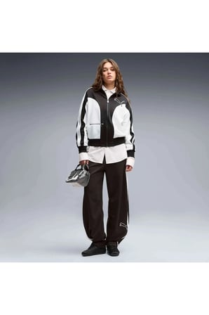 T7 Barrel Track Pants Siyah Kadın Eşofman Altı