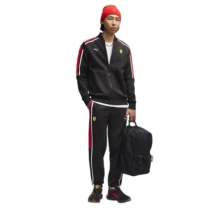 636566-01 Puma Ferrari Mt7 Track Pant Erkek Eşofman Altı Siyah