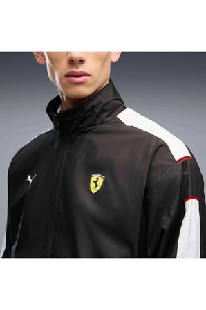 Ferrari MT7 Woven Jacket Erkek Siyah Ceket