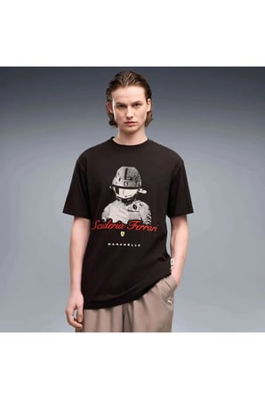 Ferrari Graphic Tee 2 Siyah Erkek T-Shirt & Polo