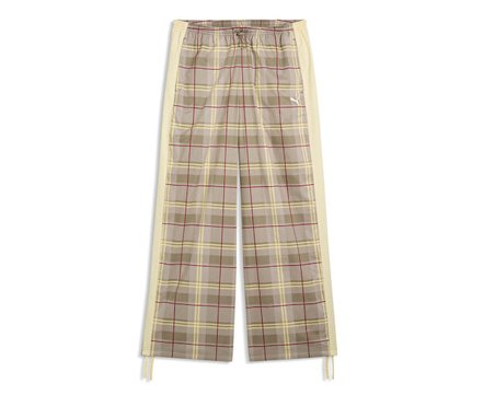 Puma T7 TARTAN WOVEN PANTS Kadın Günlük Eşofman Altı 63662981 Gri