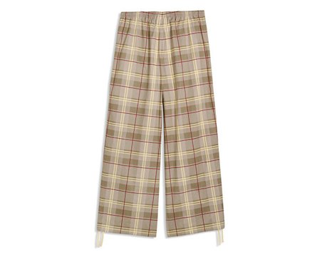 Puma T7 TARTAN WOVEN PANTS Kadın Günlük Eşofman Altı 63662981 Gri