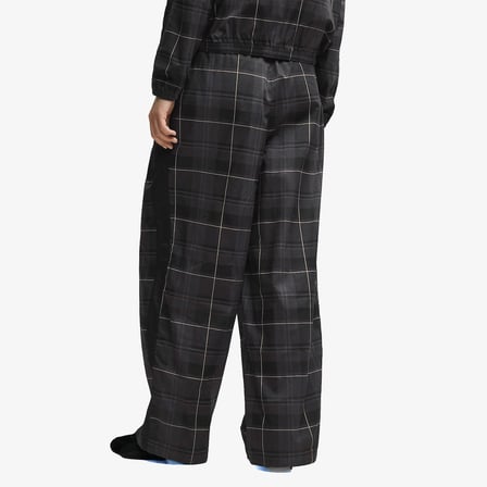 Puma T7 Tartan Woven Kadın Siyah Pantolon
