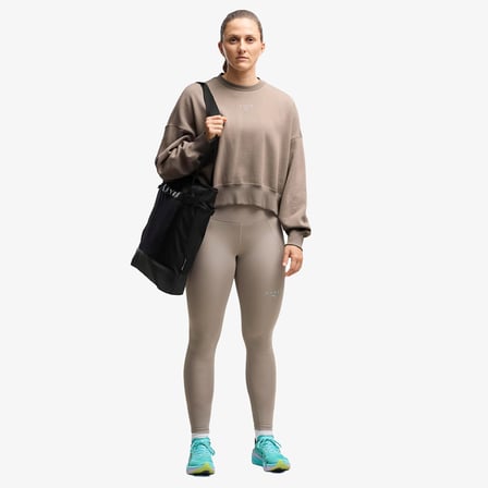 Puma X Hyrox Heavyweight Crew Kadın Bej Sweatshirt
