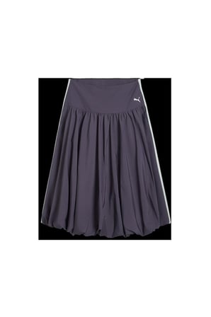 T7 Balloon Midi Skirt Mavi Kadın Etek