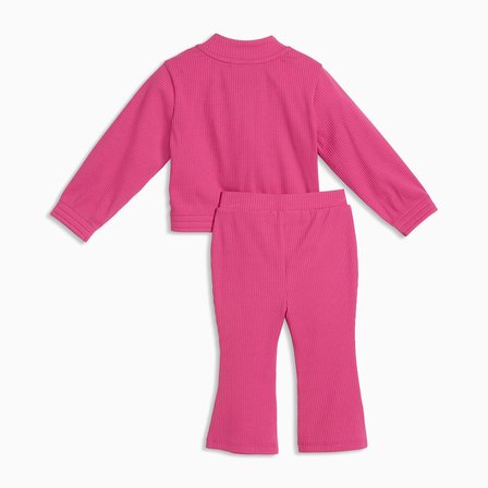 Puma Essentials Crew Set Fleece Bebek Pembe Eşofman Takımı