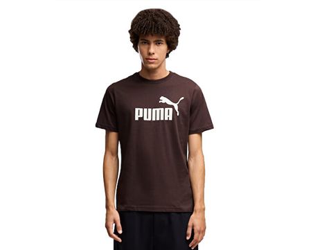 Puma ESS NO. 1 LOGO TEE Erkek Günlük Tişört 68253333 Kahverengi