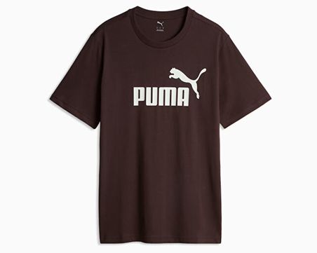 Puma ESS NO. 1 LOGO TEE Erkek Günlük Tişört 68253333 Kahverengi