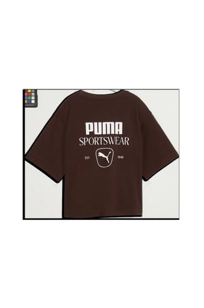 CLASS Relaxed Tee Kahverengi Kadın T-Shirt