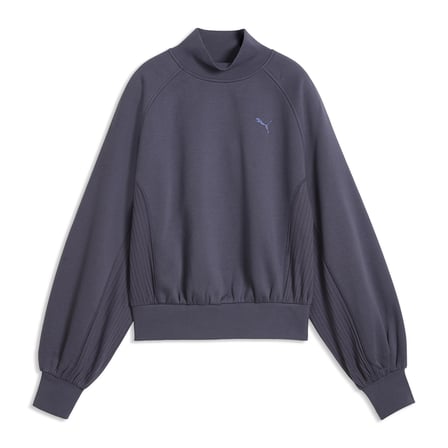 Her Mock Neck Crew Kadın Mor Günlük Stil Sweatshirt 69402935