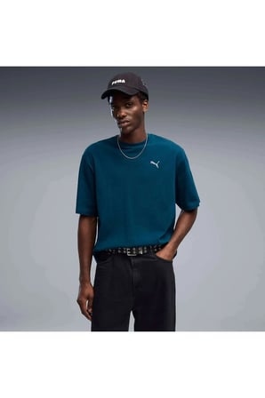 ESS Boxy Tee Erkek Yeşil T-Shirt & Polo