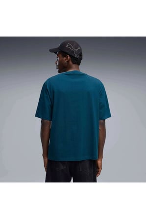 ESS Boxy Tee Erkek Yeşil T-Shirt & Polo