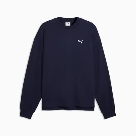 Puma ESS ELEVATED Relaxed Materia Lacivert Sweatshirts 694308 06