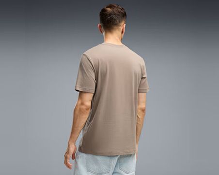 Puma ESS NO. 1 LOGO TEE Erkek Günlük Tişört 68253394 Gri