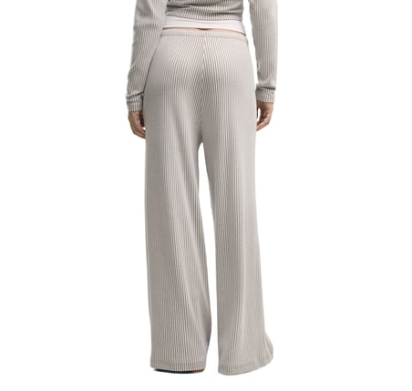 636667-81 Puma Ess Ribbed Pants Kadın Eşofman Altı Gri