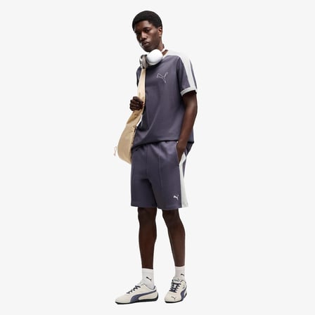Puma T7 Ringer Erkek Mavi T-Shirt