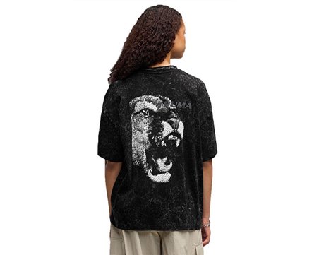 Puma FUTURE.PUMA.ARCHIVE TEE Kadın Günlük Tişört 63664701 Siyah