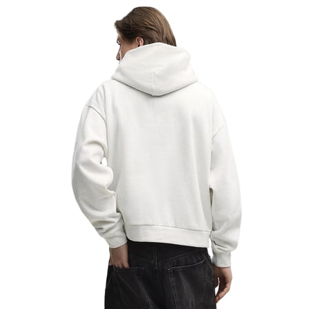 Sport Street Boxy Graphic Erkek Beyaz Günlük Stil Sweatshirt 69432205