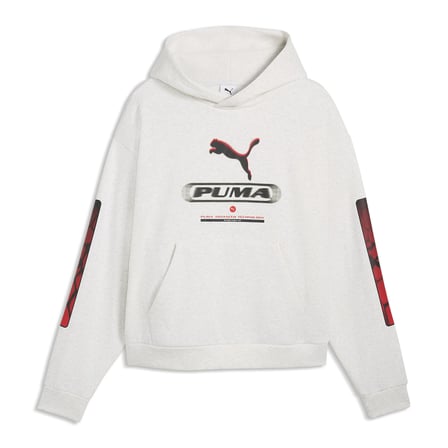 Sport Street Boxy Graphic Erkek Beyaz Günlük Stil Sweatshirt 69432205