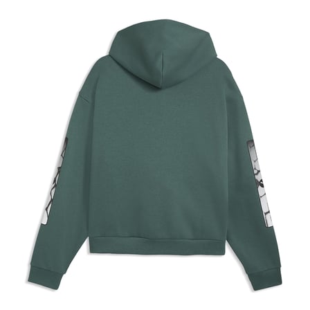 Sport Street Boxy Graphic Erkek Yeşil Günlük Stil Sweatshirt 69432269