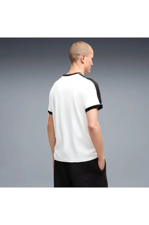 T7 Ringer Tee Erkek Beyaz Tişört (636726-02)