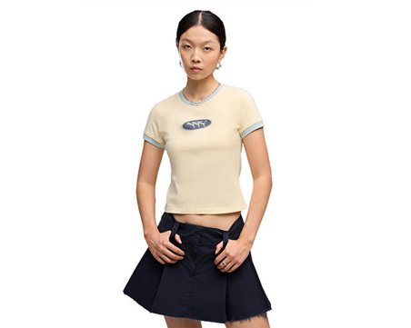 Puma FUTURE.PUMA.ARCHIVE TEE Kadın Günlük Tişört 63664688 Krem