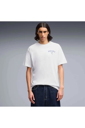 GRAPHIC Cafe Tee Beyaz Erkek T-Shirt