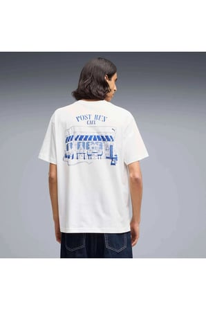GRAPHIC Cafe Tee Beyaz Erkek T-Shirt