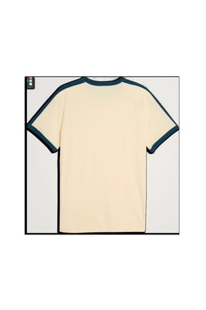 T7 Ringer Tee Krem Erkek T-Shirt