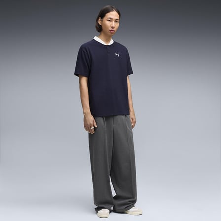 Class Relaxed Material Erkek Lacivert Günlük Stil T-Shirt 69430206