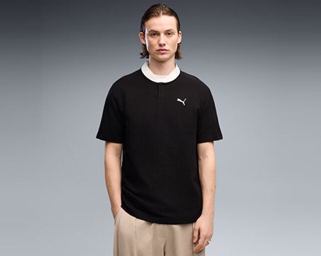 Puma PUMA CLASS RELAXED MATERIAL Erkek Günlük Tişört 69430201 Siyah