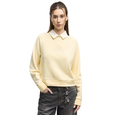 Class Polo Kadın Bej Günlük Stil Sweatshirt 69582188