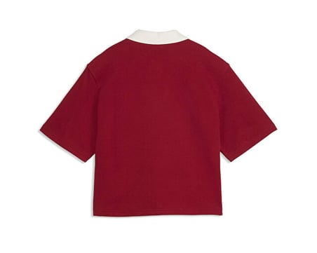 Puma PUMA CLASS POLO TEE Kadın Günlük Polo Tişört 69401423 Kırmızı